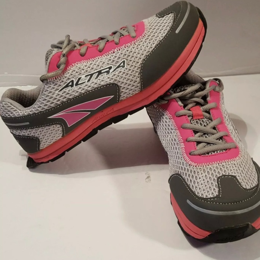 Altra Instinct Zero Drop Grey & Pink Running Shoes